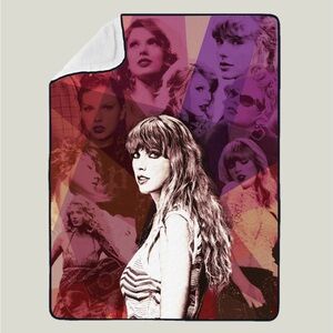Taylor Swift official eras tour Collage Blanket
